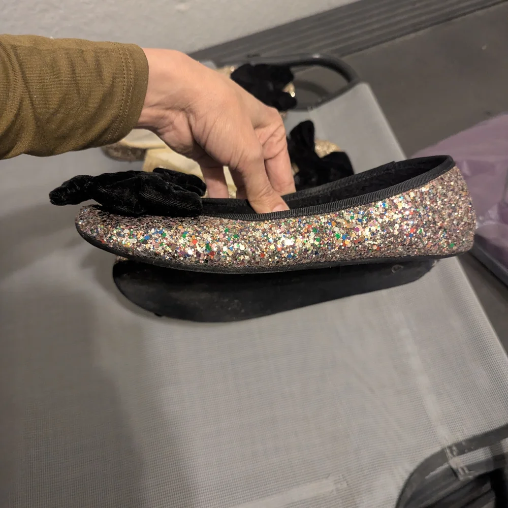 Kate Spade Gold and Multi Glitter Slipper Flats - Picture 9 of 16